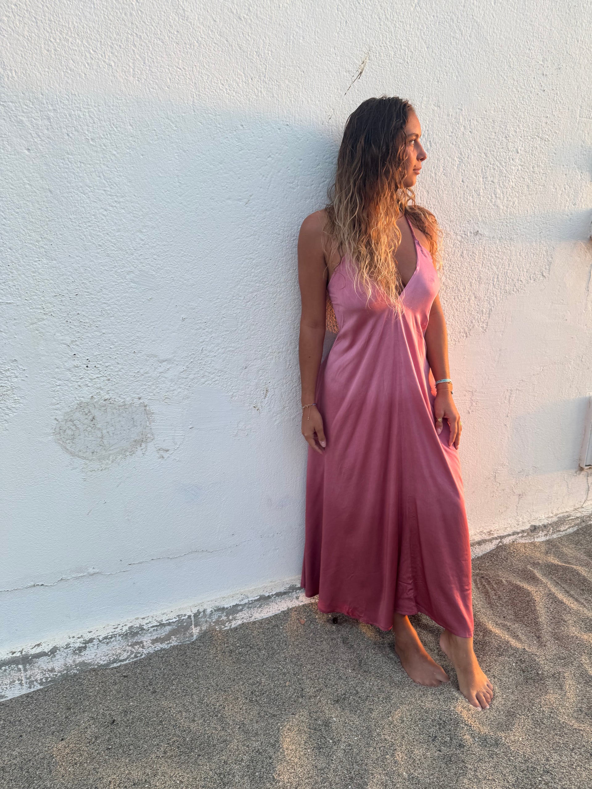 ROBE LULI ROSE POUDRÉ