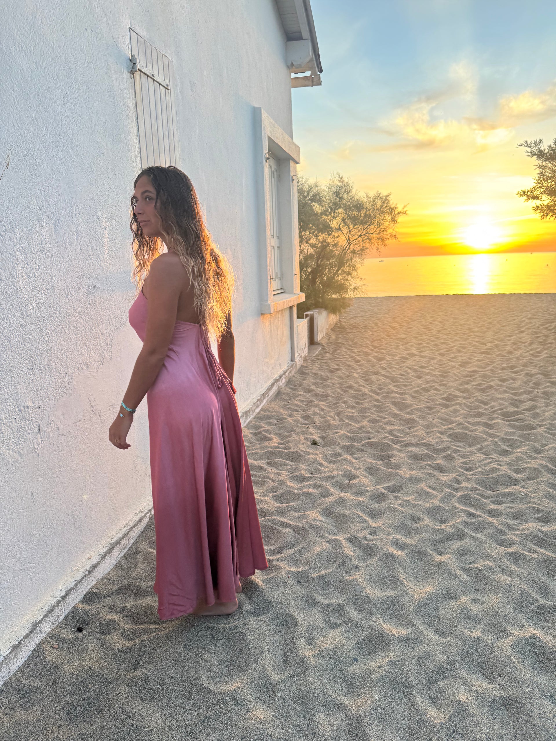 ROBE LULI ROSE POUDRÉ
